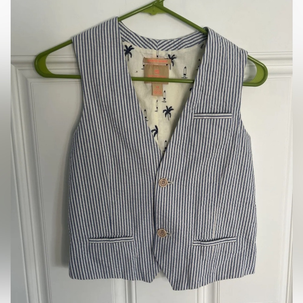 SCOTCH AND SODA Boys Vest, Superfine Sunshine, Size 12/152 rare Scotch Shrunk